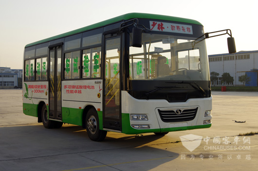 少林7米電動公交創(chuàng)續(xù)駛里程奇跡
